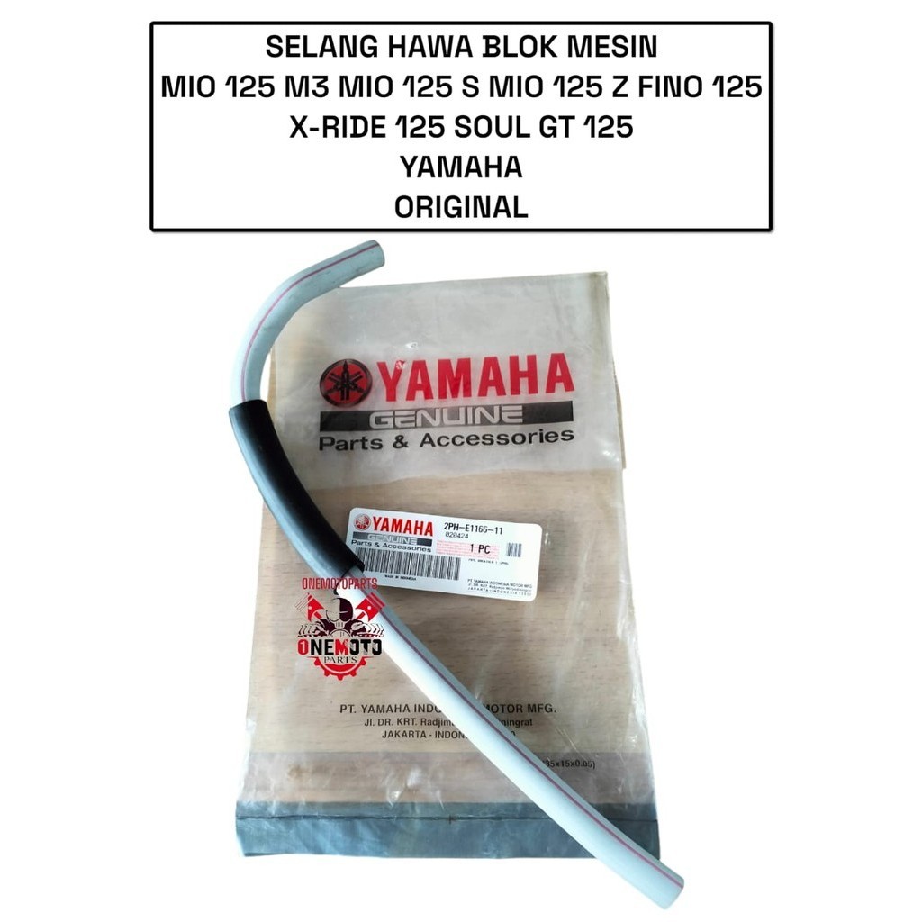 MESIN ENGINE BLOCK AIR HOSE MIO 125 M3 MIO 125 S MIO 125 Z FINO 125 X-RIDE 125 SOUL GT 125 YAMAHA OR