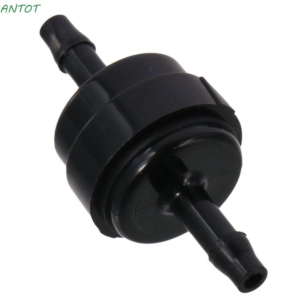 Antot One-Way Check Valve, One Way Non Return Check Valve, Inline Ball Check Black 1/8" 3/16" 1/4" Nylon Gas Liquid Air