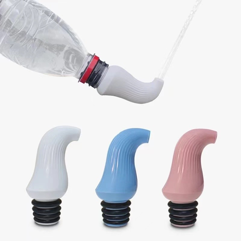 Handhald Douche แบบพกพา Peri ขวด Travel Bidet ใช้งานร่วมกับ 21-25 ซม.ขวดสุขอนามัยส่วนบุคคล Care Shattaf สเปรย์น้ํา