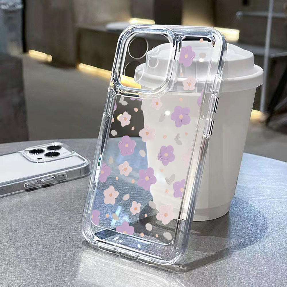 Space Case for Samsung A55 A15 A05 A05S A34 S24 Ultra A24 A22 A14 A54 A35 A53 A23 A12 S23FE A23 A53 Clear TPU กันกระแทก