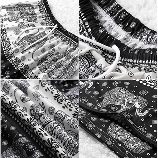 CD HOMEพร้อมส่งจากไทย กางเกงช้างขาปล่อย ผ้าดีผ้าเบาใส่สบาย กางเกงขายาวผ้าสปันใส่เบาๆนิ่มๆใส่ไปทะเลหรือใส่อยู่บ้านชิวๆ