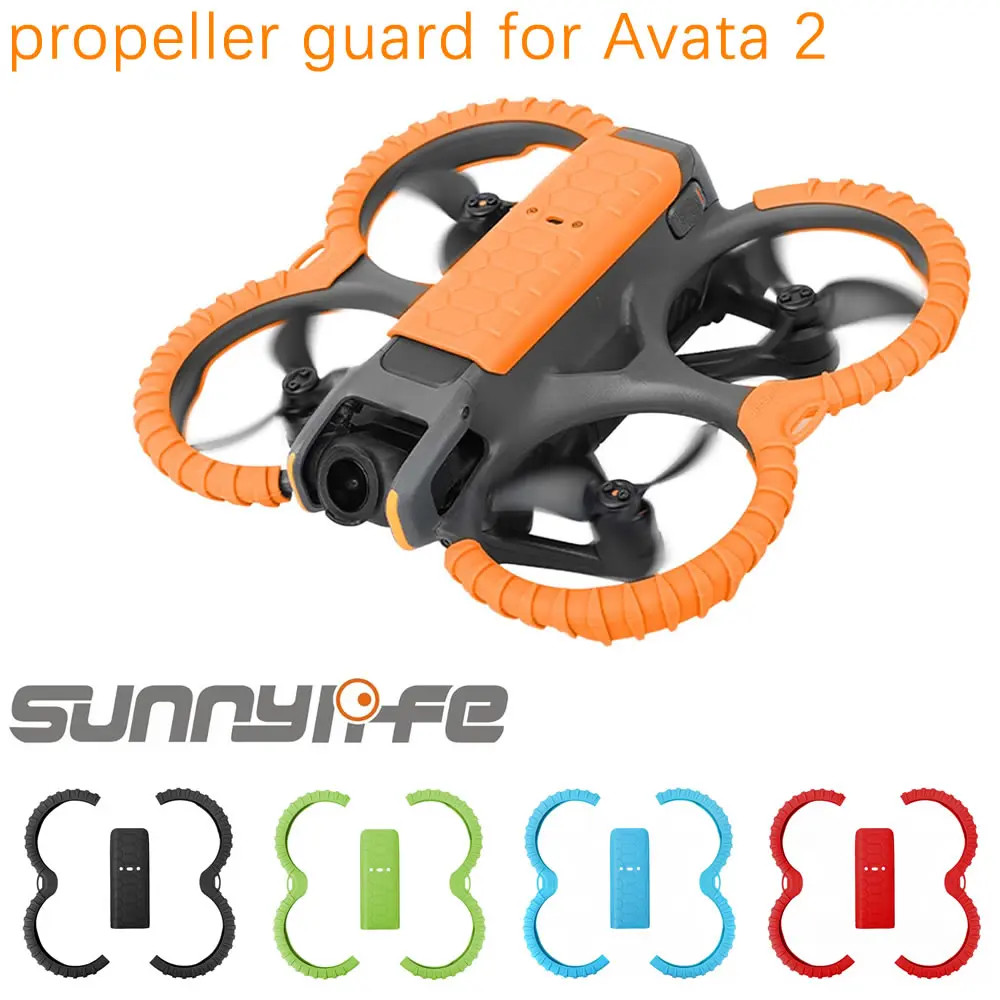 Sunnylife ใบพัดยามกรงสําหรับ DJI Avata 2 แขน Anti-collision แหวน Props กรณี Protector ฝาครอบอุปกรณ์เสริม
