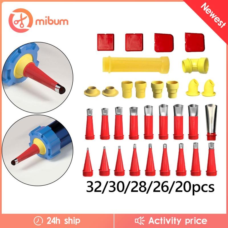 [Mibum] อุปกรณ์ถอดหัวฉีดกาว, ชุดเครื่องมือกาวสแตนเลส, เครื่องมือขยายทดแทนสําหรับงานหนักสําหรับและห้องครัว
