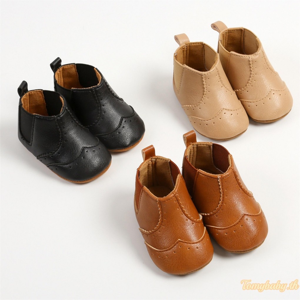 Tomybaby-รองเท้าเด็กทารกหญิง Soft Sole Non-slip First Walker รองเท้าสําหรับฤดูใบไม้ร่วงฤดูหนาว