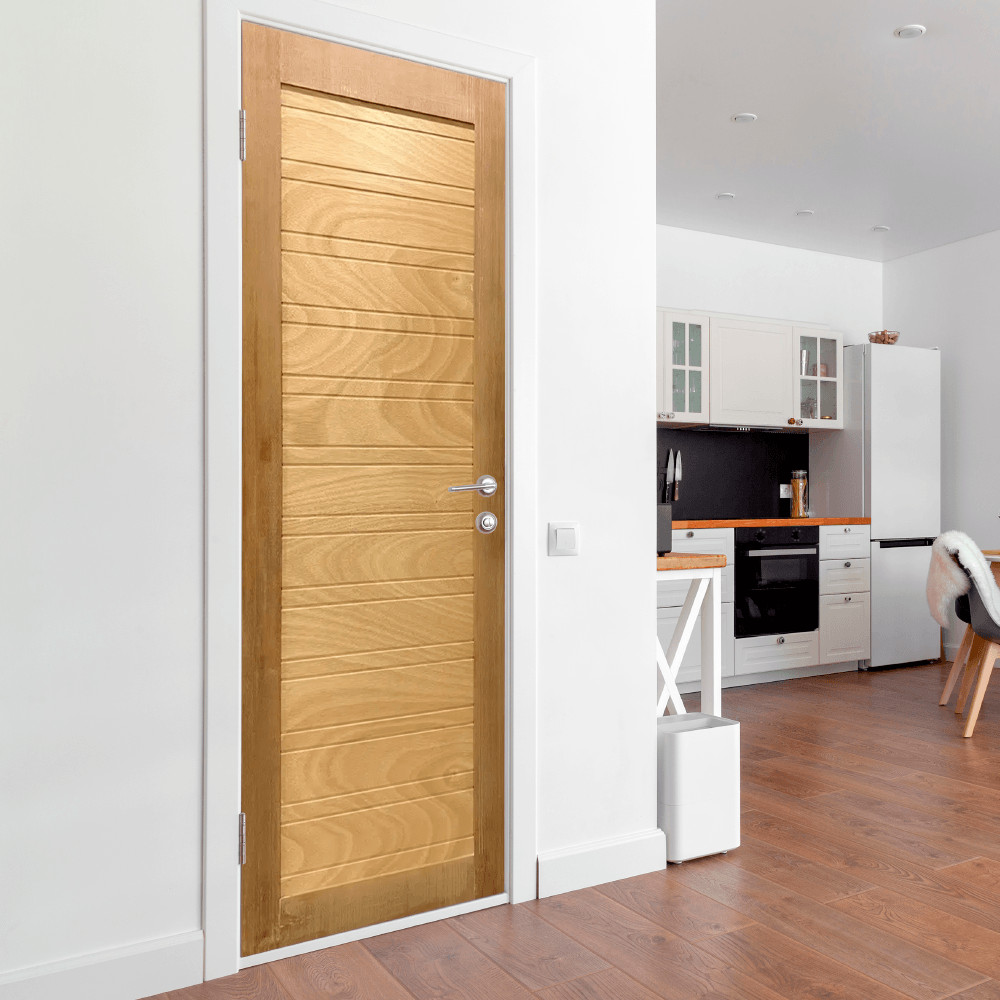 GlobalHouse GREATWOOD ประตูไม้จริงเอ็นจิเนียร์ MD59 รูปที่ 4