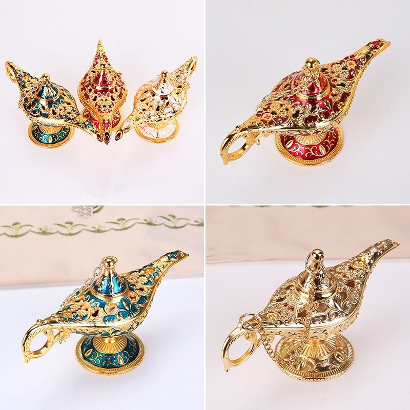 BIG DISCOUNTS HOT สไตล์ยุโรปประณีตหัตถกรรม Decor Creative Props ของขวัญ Wishing Aladdin โคมไฟTRSBX-TH [ TRSBX-TH]
