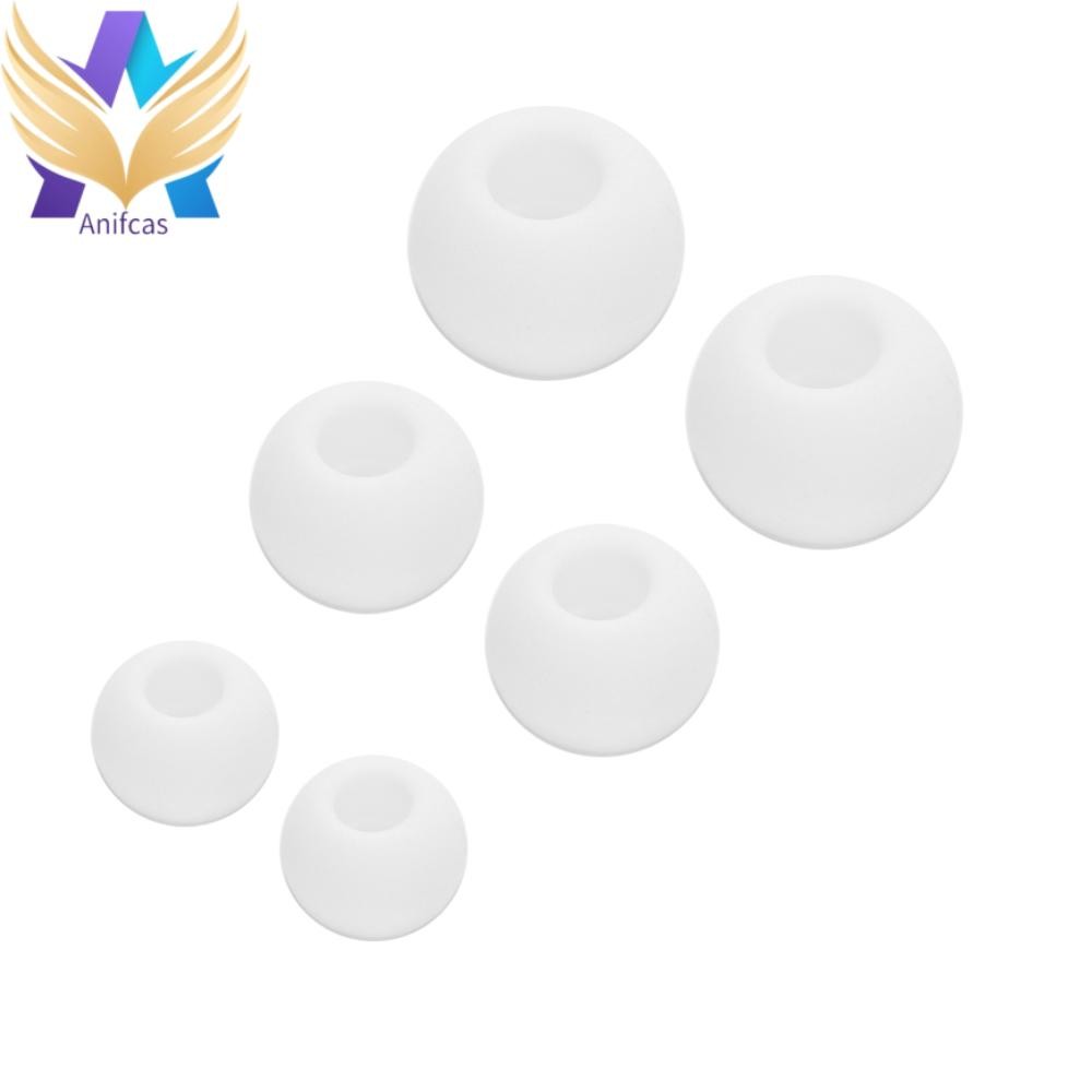 3 คู่ (6 ชิ้น) LMS In Ear Tips เปลี่ยนซิลิโคนที่สะดวกสบายสําหรับหูฟัง KZ