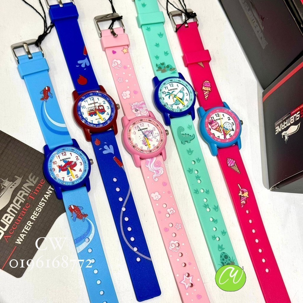 [ SUBMARINE TP 2149 L PS ] CARTOON ANALOG KIDS WATCH