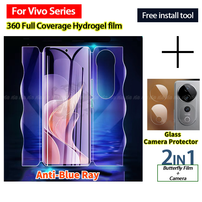 ฟิล์ม Vivo V40 V30 5G ฟิล์ม Vivo V40 V30 Pro ฟิล์มป้องกันหน้าจอ 360 ครอบคลุมเต็มรูปแบบสําหรับหน้าจอโ