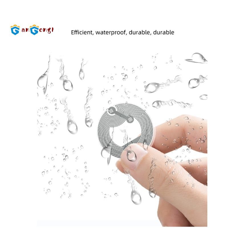 [gangong1]100 ชิ้น NFC Ntag213 NFC สติกเกอร์ฉลาก 13.56MHz ISO14443A NTAG 213 สติกเกอร์ Universal Lable สําหรับโทรศัพท์ NFC ทั้งหมดใช้งานง่าย