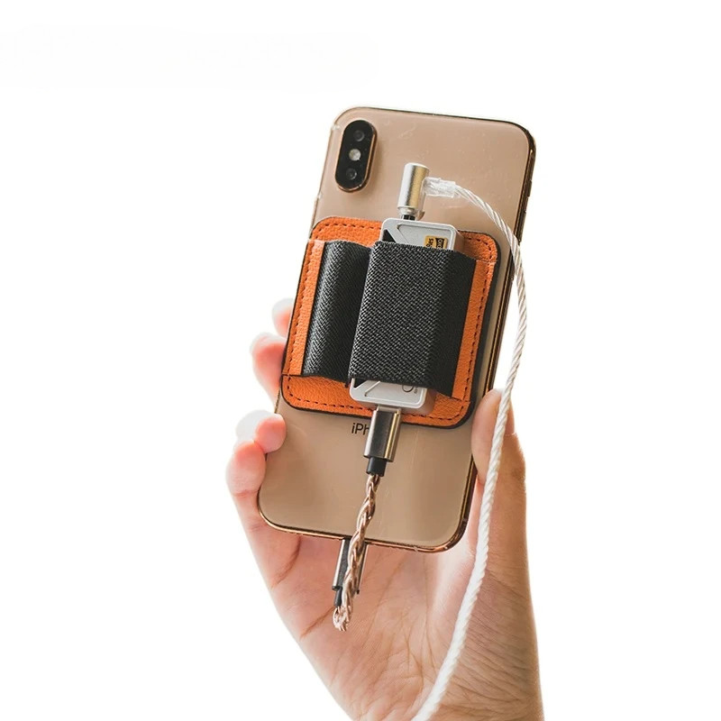 Shanling เคสหนังแม่เหล็ก UA4 แบบพกพา USB DAC กล่องเก็บของหางขนาดเล็ก, เหมาะสําหรับสุนัข Crypto ส่วนใ