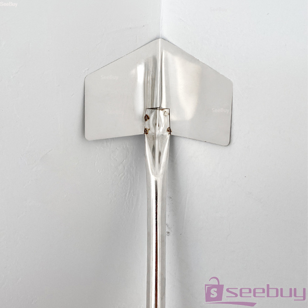 SUY เกรียงฉาบสแตนเลส ภายนอก/ภายใน ขูดโคลนไดอะตอม สีโป๊ว ขูดฝุ่นผนัง Wall Corner Scraper ราคา ถูกที่สุด ดีลบีเคเค แกลเลอรีภาพที่ 4
