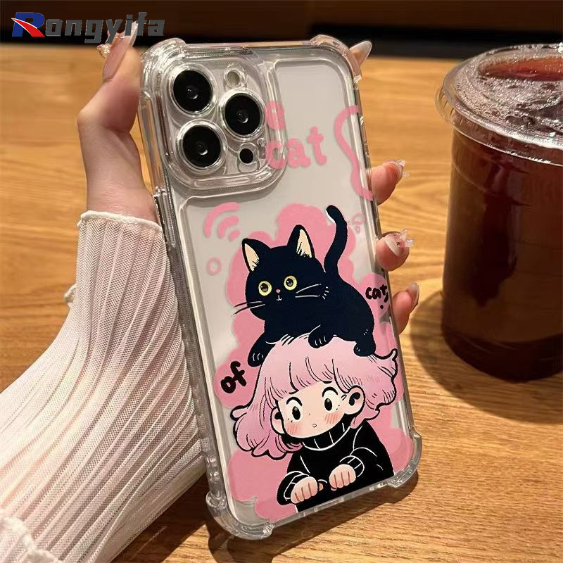 SAMSUNG สาวน่ารักปลอกสําหรับsamsung Galaxy S9 S8 S9 + S8+ J7 J5 J3 Pro A3 A5 A7 2017 J2 J4 Core J4 J