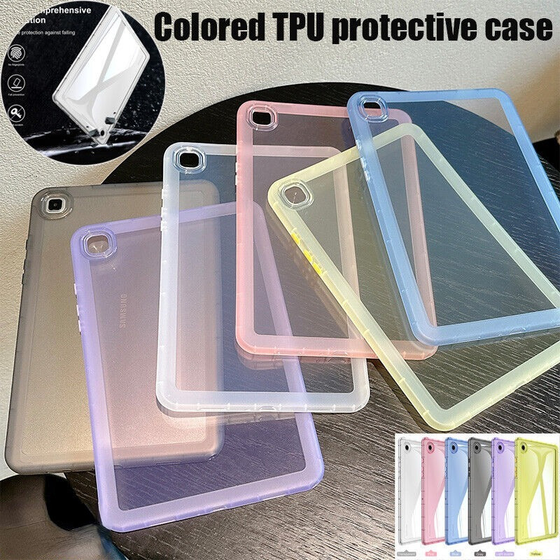 เคสกันกระแทก Soft TPU ฝาหลังสําหรับ Samsung Galaxy Tab A 8.0 2019 A7 Lite A8 A9 + S6 Lite S7 S8 S9 Plus FE 2020 2024 2023