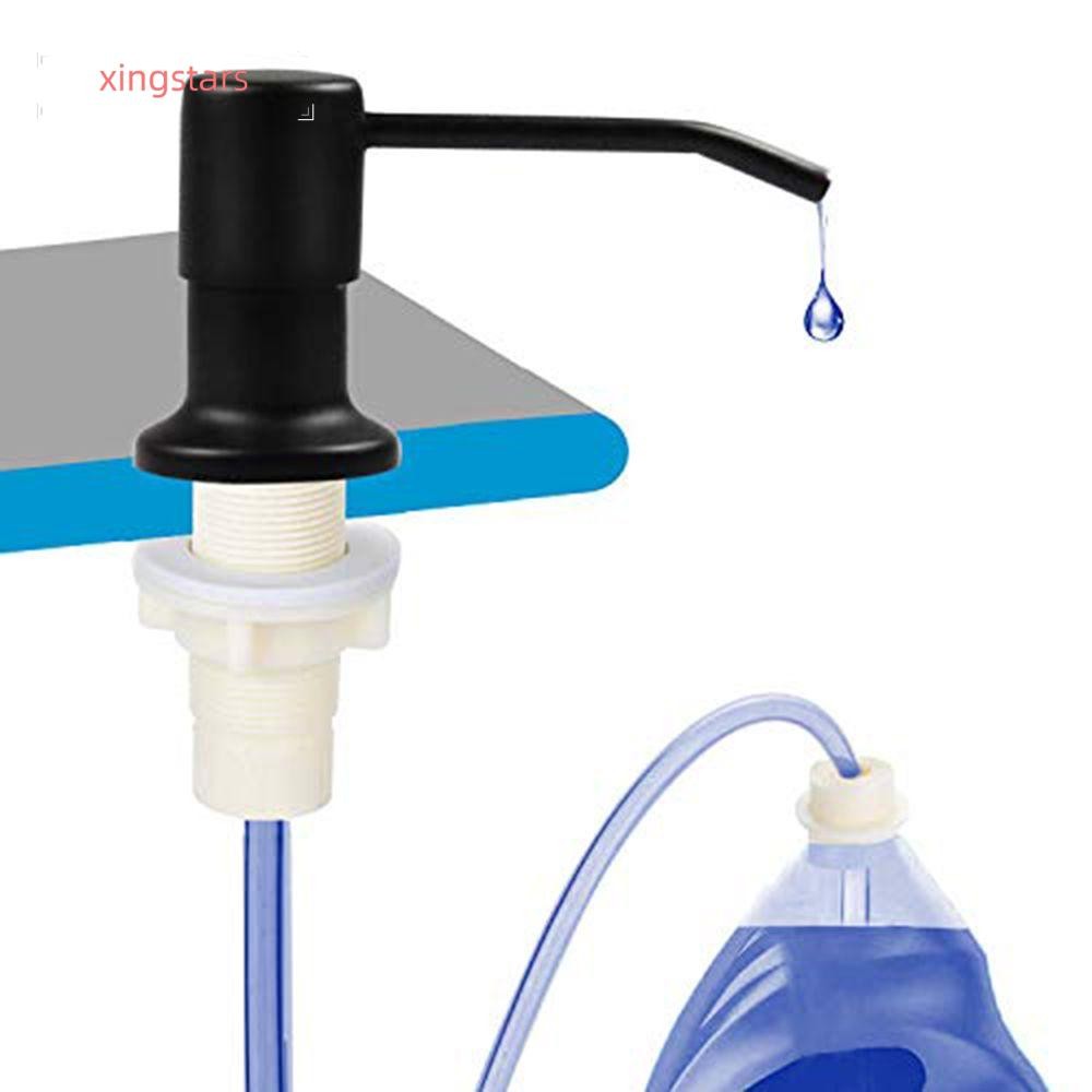Xingstars เครื่องจ่ายสบู่ No-spill เคาน์เตอร์ผงซักฟอกขยายหลอดสแตนเลสเครื่องจ่ายโลชั่น