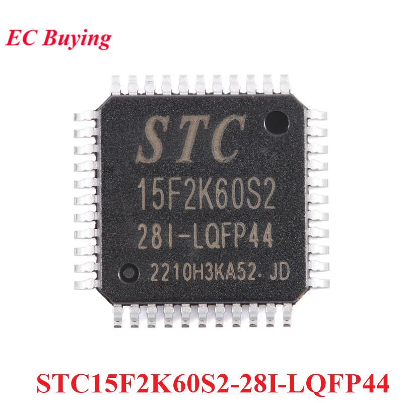 STC15F2K60S2 STC15F2K60S2-28I STC 15F2K60S2 LQFP44 ชิปเดี่ยว Enhanced 1T 8051 Microcontroller MCU IC