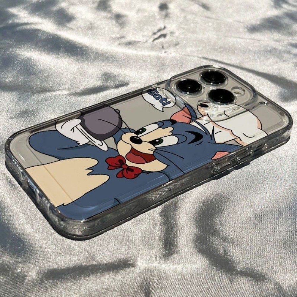 เคสไอโฟน 12 น่ารัก tom and jerry case pro เหมาะสำหรับ iPhone11 12 13 14 15promax