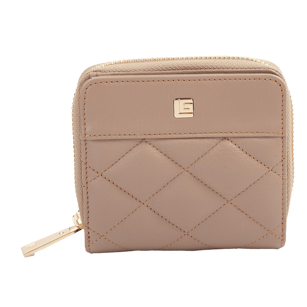 Guy Laroche กระเป๋าสตางค์ผู้หญิงแบบสั้นซิปรอบ รุ่น BETTY II - สีเบจ (AGP0422ZS5BEB)