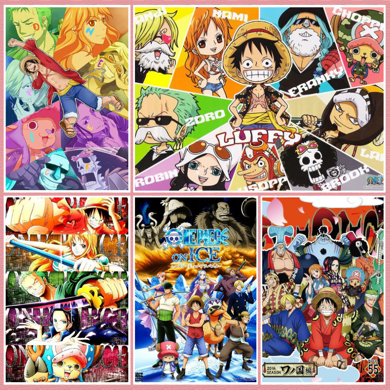 พร้อมส่ง 【One Piece】 Jigsaw Puzzle ไม้จิ๊กซอว์ 300-1000 ชิ้นเด็กผู้ใหญ่พัฒนาสมองจิ๊กซอว์อะนิเมะชายหญิงจิ๊กซอว์ของขวัญวันเกิด