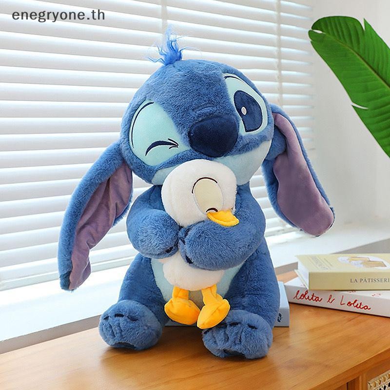 Eoth 30 ซม.Disney Plush Doll Stitch Lilo ตุ๊กตาน่ารักเป็ด Stitch Plush ตุ๊กตาของเล่นคริสต์มาสของขวัญวันเกิดเด็ก Kawaii Decora ของเล่น.