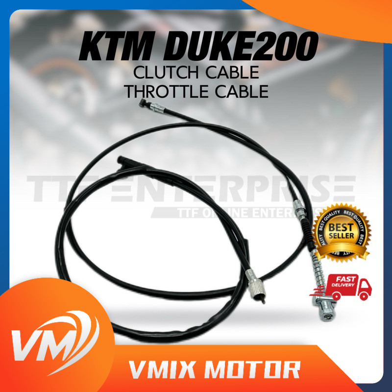 KTM DUKE200 สายคลัตช์ / สาย THROTTLE TALI KABEL KLAS KABEL MINYAK DUKE 200 DUKE200