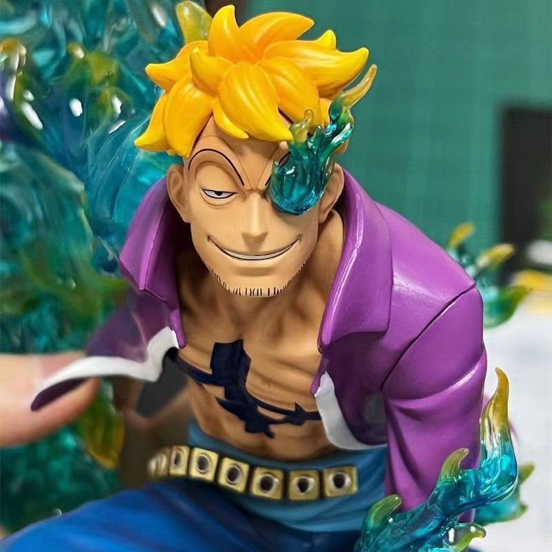 Bogr One Piece GK One Piece ท่าหมอบนกฟีนิกซ์ Marco Resonance Series รูปรูปปั้นรูปตกแต่งรูป