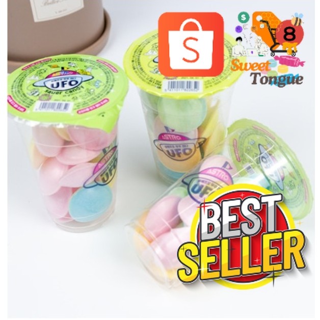 SweetTongueYosting_พร้อมส่ง ขนมเกาหลี ASTRO UFO Candy ขนาด 25 กรัม