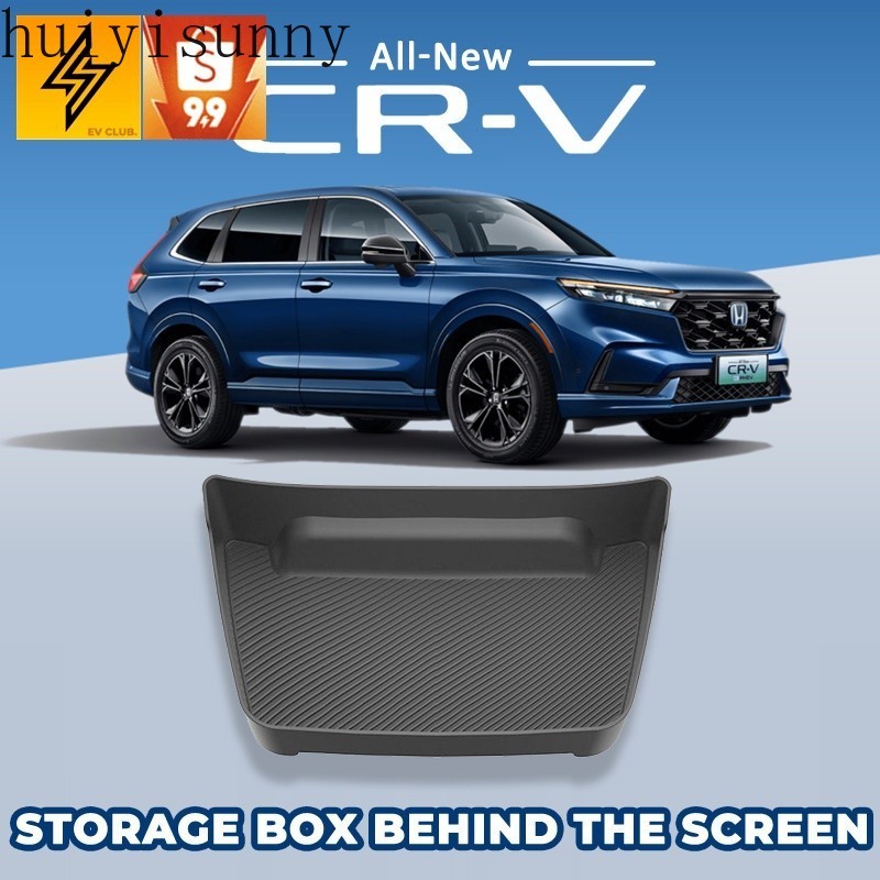 Hys เหมาะสําหรับ 2023 2024 Honda CRV A6 Honda CRV Center Control กลับกล่องเก็บหน้าจอเครื่องมือกล่องเก็บด้านหลังกล่องเก็บการปรับเปลี่ยนภายในเนื้อเยื่อเก็บ Bo