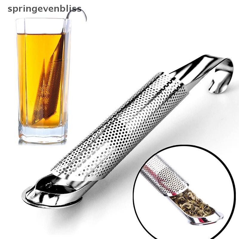 Springevenbliss สแตนเลสสตีลชา Infuser ท่อออกแบบโลหะกรองชาสําหรับแก้วกรองชา Springevenbliss