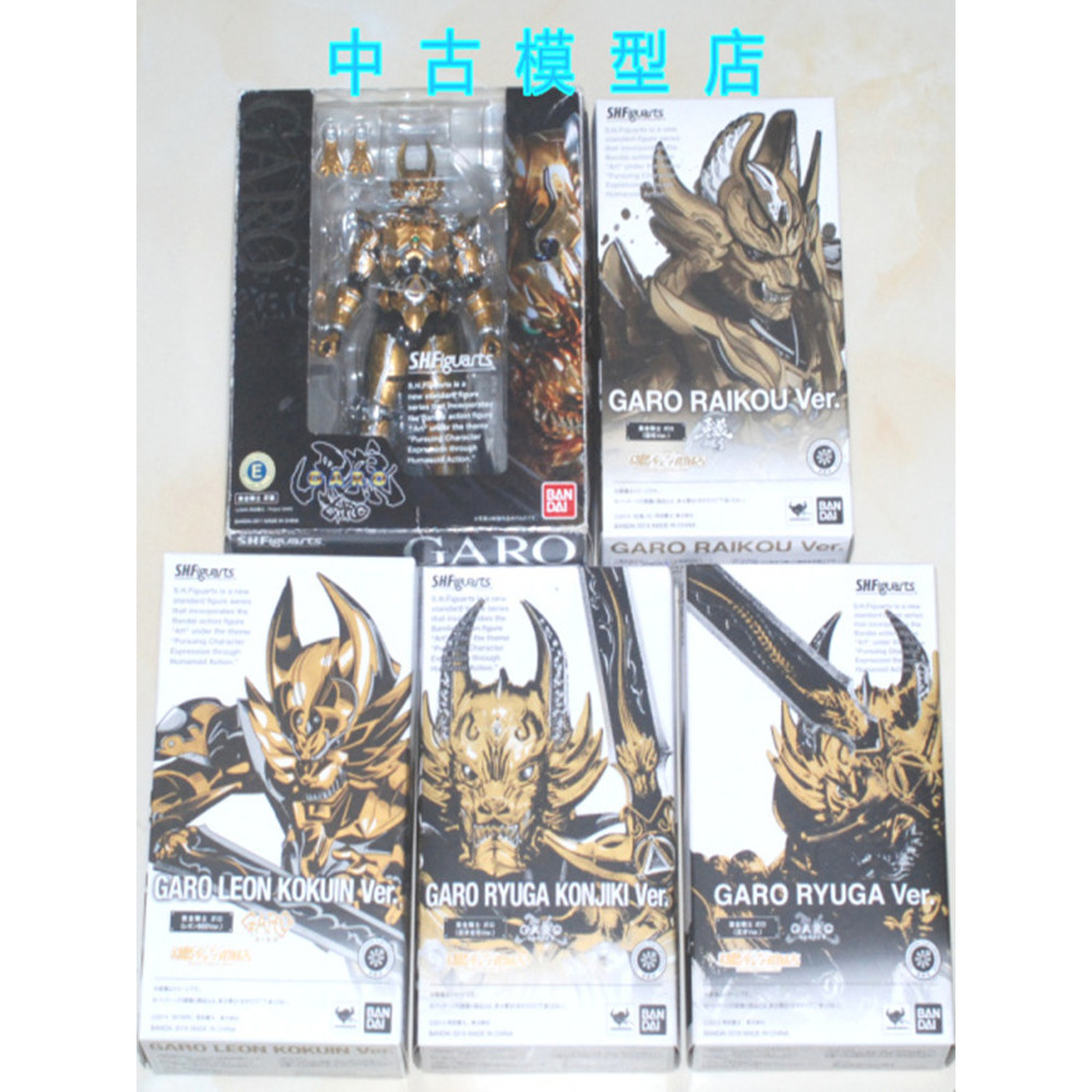 Bandai Tooth Wolf SHF Golden Knight GARO Thunder Roar ไหลฟันเปลวไฟแกะสลักพร้อมสต็อก