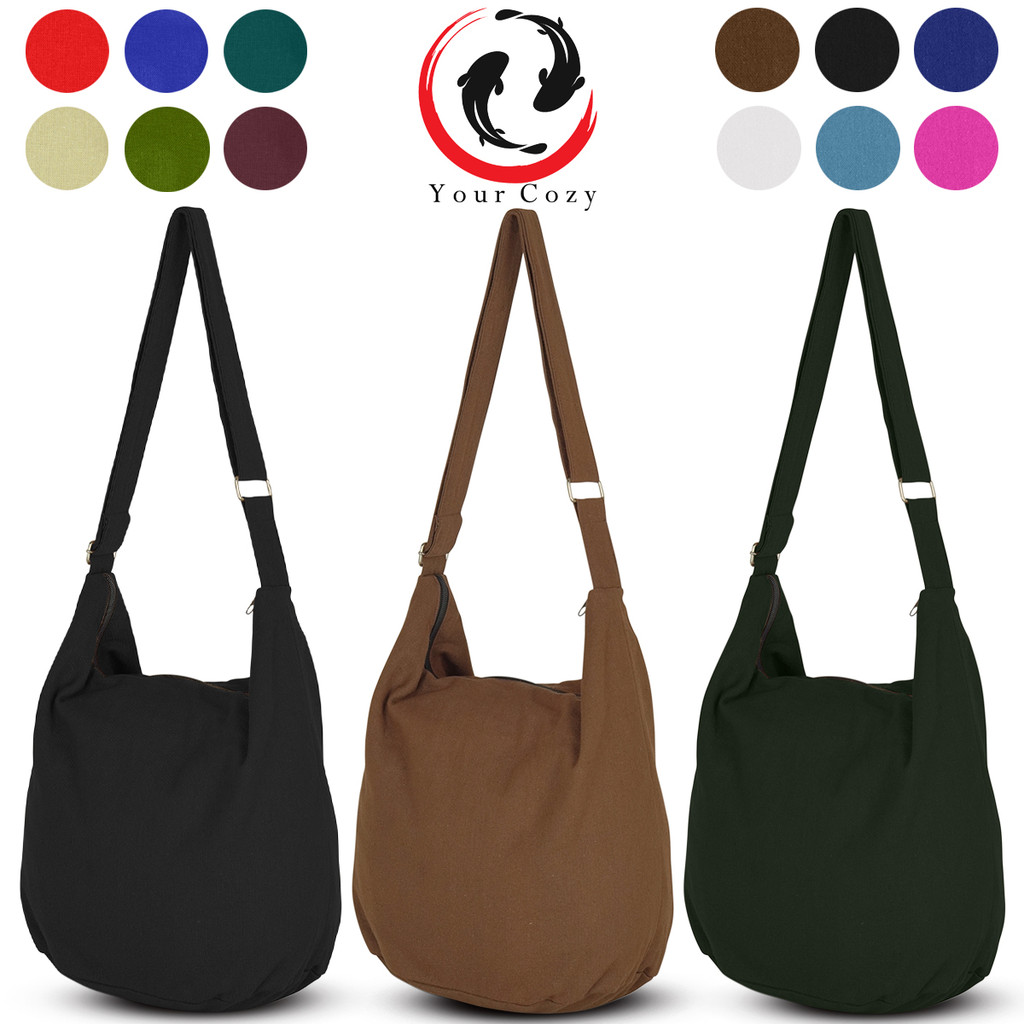 กระเป๋าผ้า กระเป๋า tote ถุงย่าม ย่ามช้าง ก้นกลม พร้อมส่ง จากไทย by YourCozy