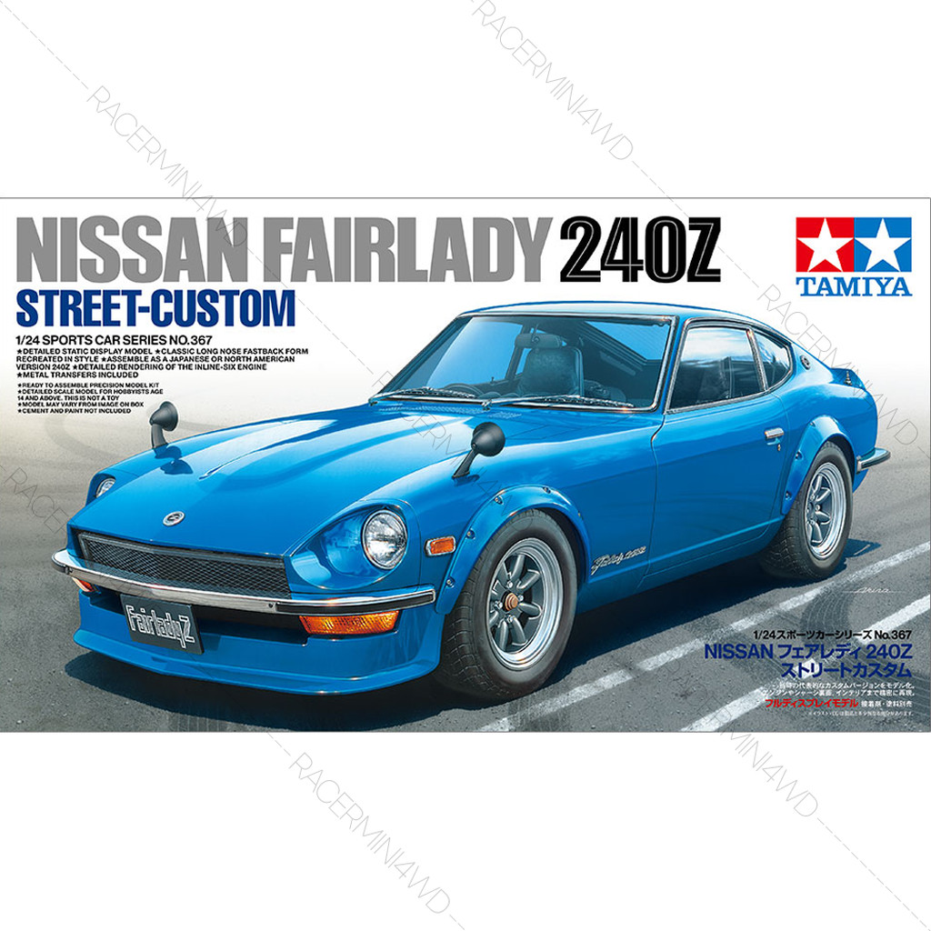 TAMIYA 24367 1/24 Model Kit Nissan Fairlady 240Z Street-Custom