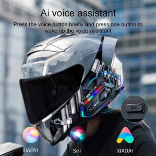 Y20 ชุดหูฟังสเตอริโอบลูทูธไร้สาย 5.3 กันน้ํา Ipx6 2000Mah รองรับการควบคุมด้วยเสียง สําหรับหมวกกันน็อครถจักรยานยนต์ Y10