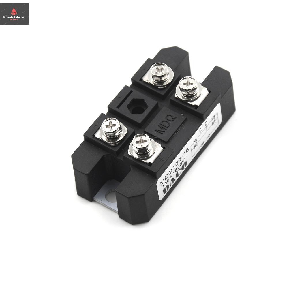 Cod MDQ 100A Amp 1600V Volt Single 1 Phase Diode Metal Case Bridge Rectifier TS ใหม่