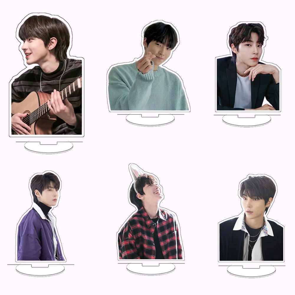 Hwang In Youp 6 ซม.อะคริลิค Standee เดสก์ท็อปตกแต่งของขวัญสองด้าน