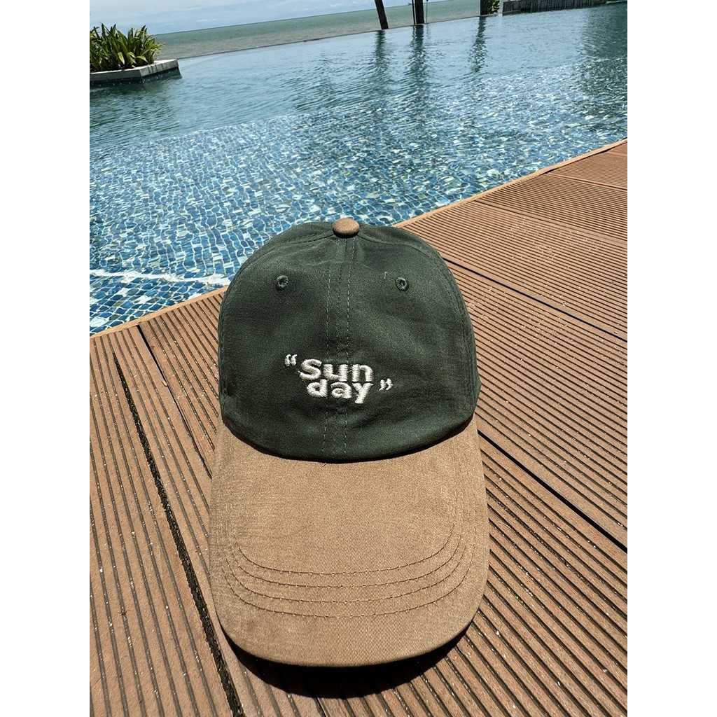 [Pomelo] หมวกแก๊ป รุ่น Two-Tone Sunday Baseball Cap / Two-Tone Sunday Baseball Cap