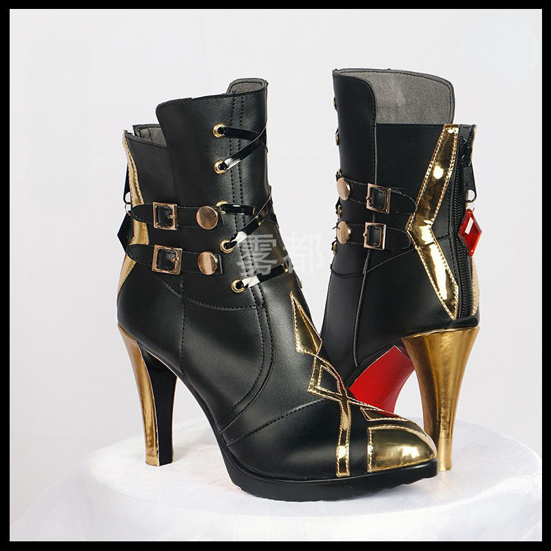 ♚-♚Arlecchino Cosplay shoes game Genshin Impact
