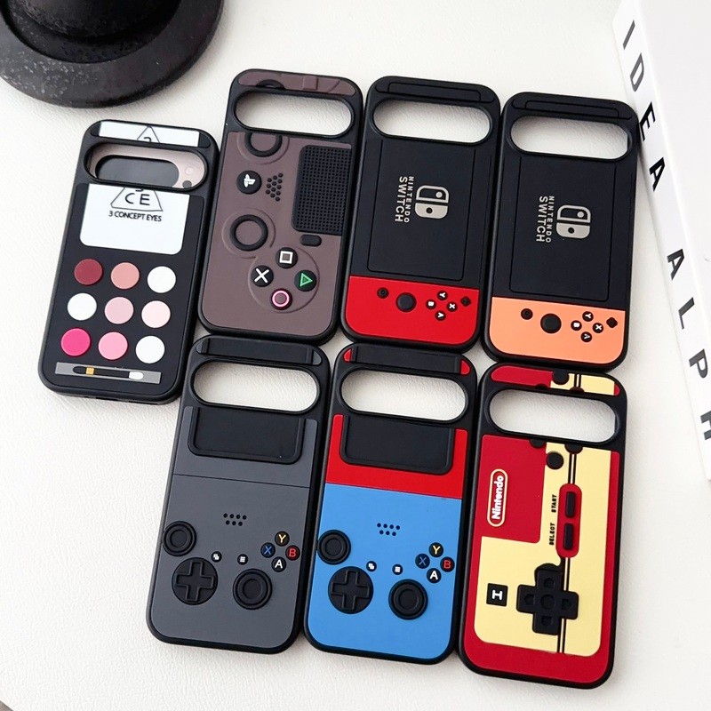 Fo Google Pixel 9 Pro XL 9 8 Pro 8 9 Pro Casing Nintendo Switch Consoles Game Style 3D Silicon Hard 