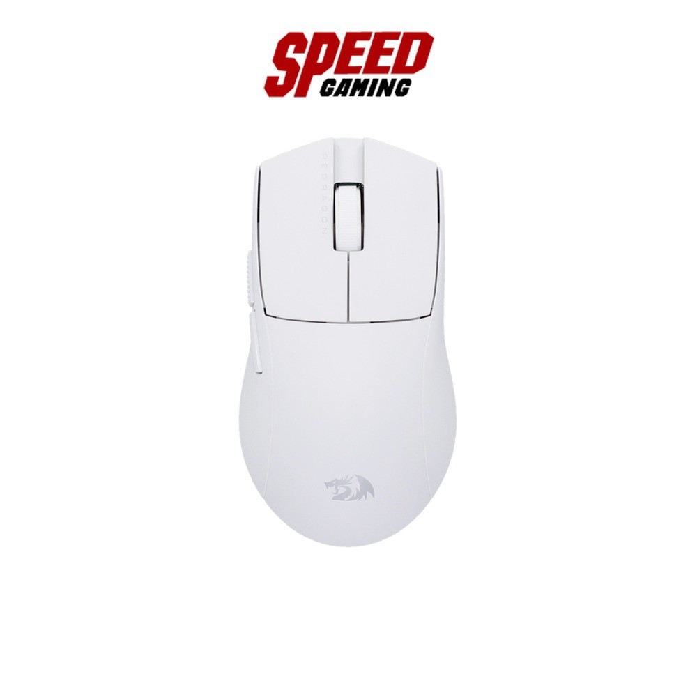 REDRAGON KING PRO M916 (1K Hz) (WHITE) MOUSE (เมาส์ไร้สาย) | By Speed Gaming