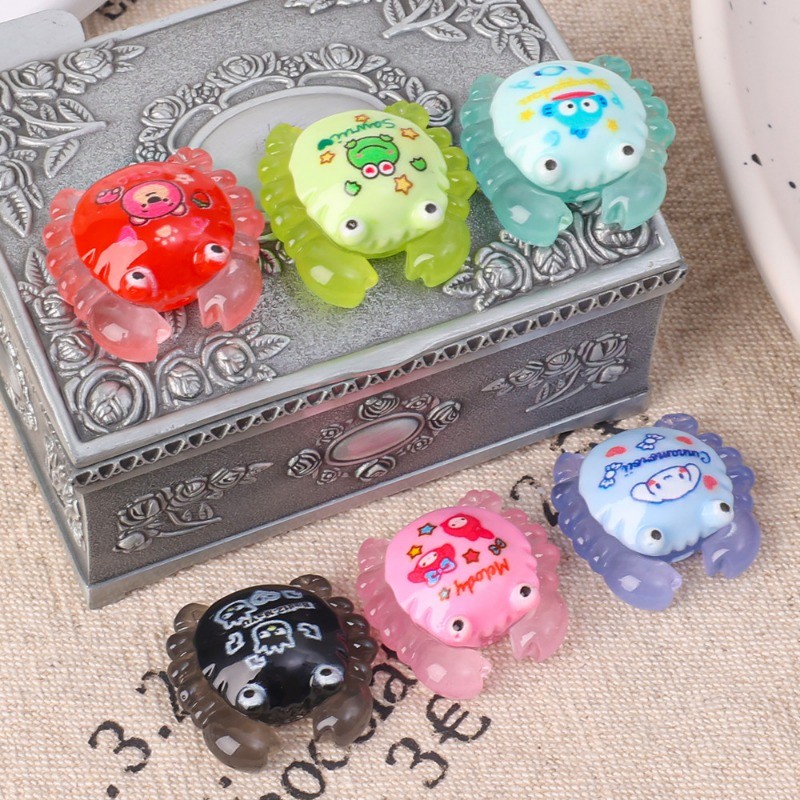 มินิปูเรืองแสงเครื่องประดับ ทําเอง เดสก์ท็อปตู้ปลาตกแต่งของเล่นการ์ตูนตกแต่งบ้านสร้างสรรค์ - รูปที่ 3