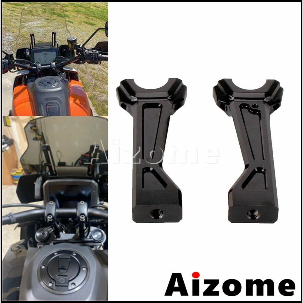 AI 1Pair Motorcycle Tall Risers For Harley RA1250S RA1250 RA 1250S Pan America 1250 S 2021 2020 Blac