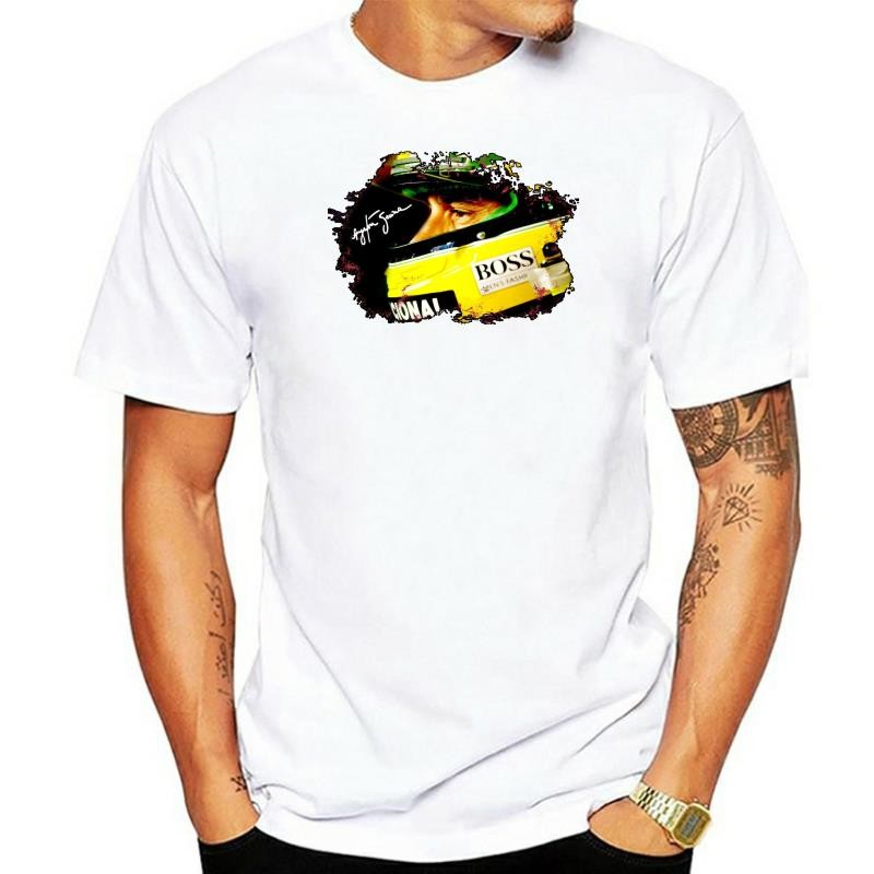 เสื้อยืด Ayrton Senna Ayrton Senna Tribute Racing ผู้ใหญ่เด็ก Tee Top
