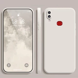 เคส Samsung A10S สีทึบ Samsung A10S เคสซิลิโคนป้องกันการตกสีธรรมดาเรียบง่าย YT