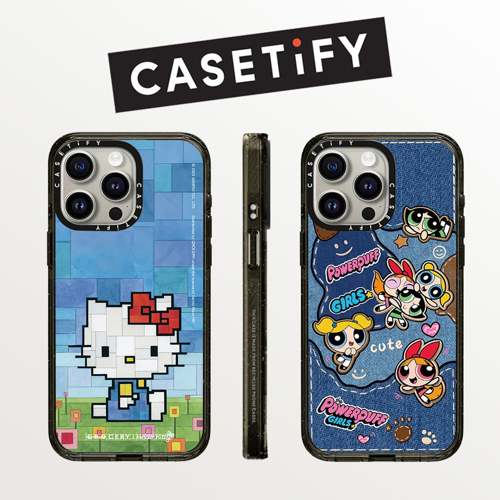 Drop proof glitter CASETIFY เคสโทรศัพท์สําหรับ iPhone 16promax 16pro 16 plus 15Pro 15promax 14promax 14pro 13promax การ์ตูนเคสแข็งสําหรับ 12promax iPhone13 กรณีแกะสลักคุณภาพสูง