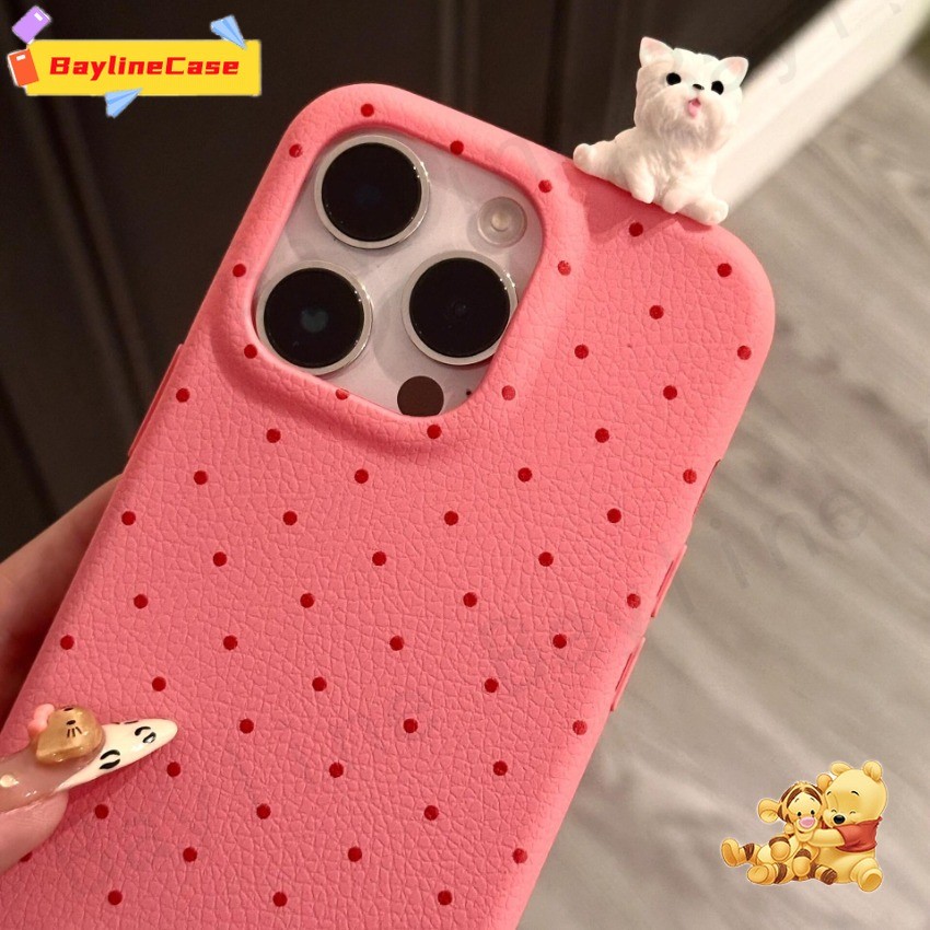 ร้อนขายการ์ตูนลูกสุนัขหนังเคสโทรศัพท์เข้ากันได้สําหรับiphone 16 15 14 13 12 11 Pro Max X Xr Xs Max 8 7 6 Plus SE2020 Insซิลิโคนอ่อนนุ่มคลุมทั้งหมดกันกระแทกปลอกป้องกัน