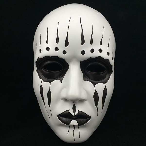 หน้ากากฮาโลวีน หน้ากากแฟนซี ฮาโลวีนเรซิ่น Slipknot Mask SlipknotJoeyMask สยองขวัญ cos ผู้ใหญ่ Slipknot Band Mask