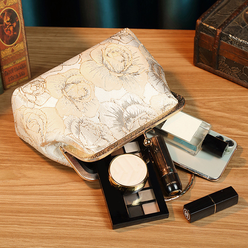 🎈ขายร้อน🎈กระเป๋าตอนเย็นเย็บปักถักร้อยสง่างามเป็นประกายผู้หญิง, กระเป๋าถือวินเทจความรู้สึกสูง - รูปที่ 5