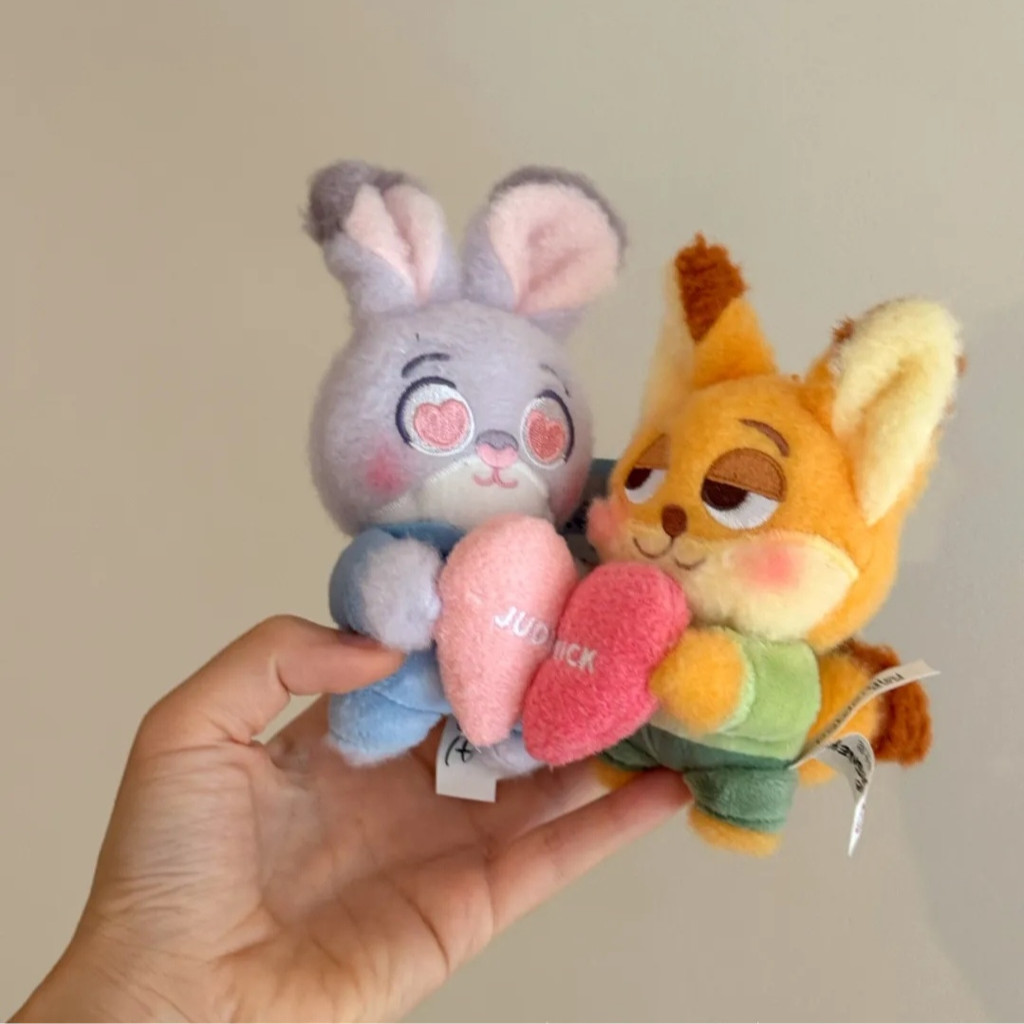 ของแท้ Crazy Animal City Judinick พวงกุญแจรถแม่เหล็กจี้กระเป๋าตุ๊กตาของขวัญคู่