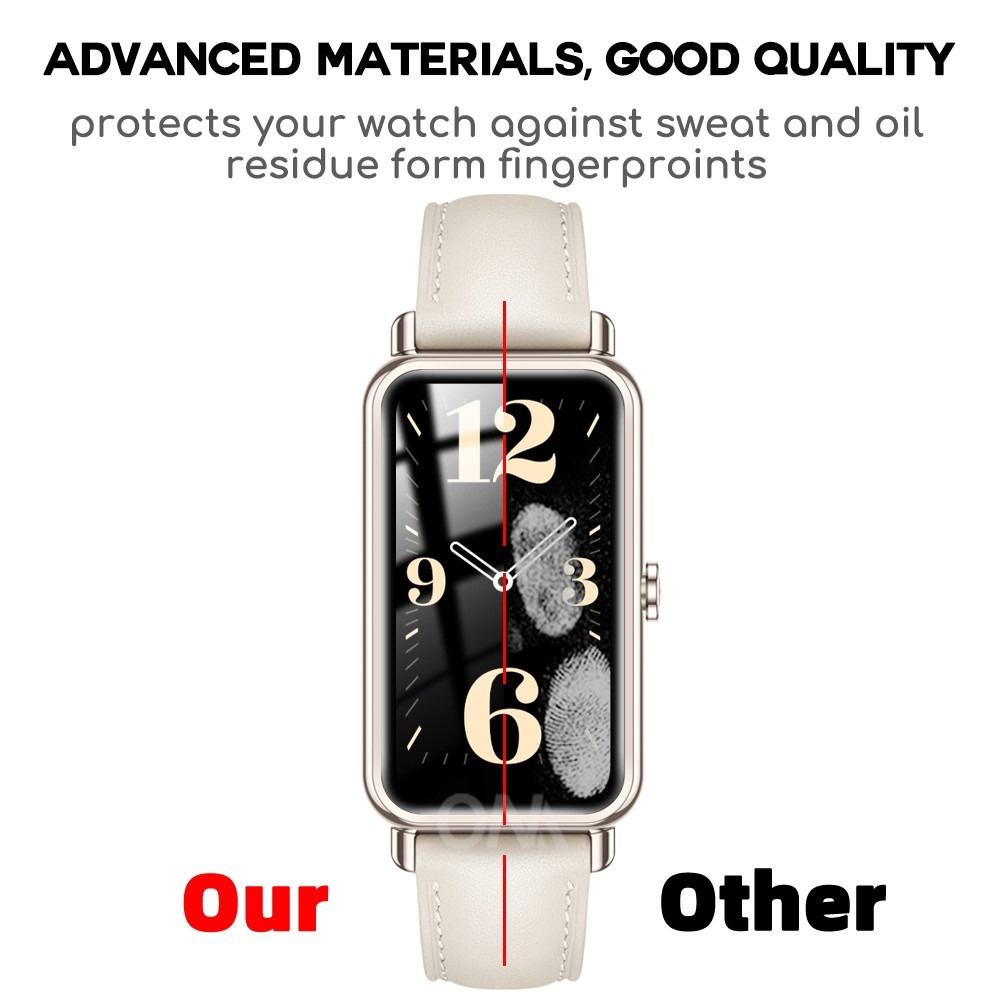 Honor Band4 Band5 3 ชิ้น 9D HD โค้งสีดําขอบฟิล์มกระจกนิรภัยสําหรับ Honor Band Choice Magic นาฬิกา ES