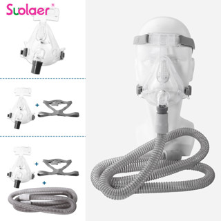 Suolaer CPAP หน้ากากเต็มหน้าจมูกปากหน้ากาก Auto CPAP Anti Sn…
